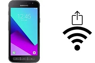 How to generate a Wi-Fi QR code on a Samsung Galaxy Xcover 4