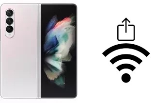 How to generate a Wi-Fi QR code on a Samsung Galaxy Z Fold3 5G