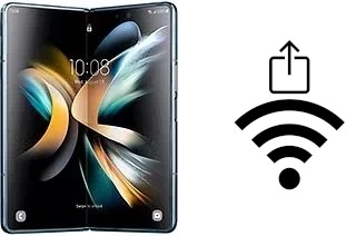 How to generate a Wi-Fi QR code on a Samsung Galaxy Z Fold4