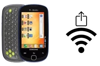 How to generate a QR code with the Wi-Fi password on a Samsung Gravity SMART