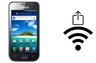 How to generate a QR code with the Wi-Fi password on a Samsung I9003 Galaxy SL