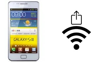 How to generate a QR code with the Wi-Fi password on a Samsung I9100G Galaxy S II