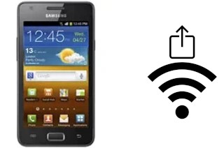 How to generate a QR code with the Wi-Fi password on a Samsung I9103 Galaxy R