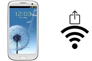 How to generate a QR code with the Wi-Fi password on a Samsung I9300I Galaxy S3 Neo