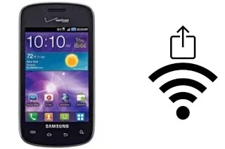 How to generate a Wi-Fi QR code on a Samsung I110 Illusion