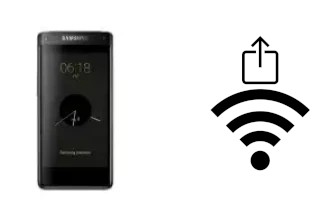 How to generate a QR code with the Wi-Fi password on a Samsung Leadership 8