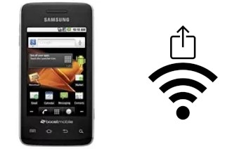 How to generate a Wi-Fi QR code on a Samsung Galaxy Prevail