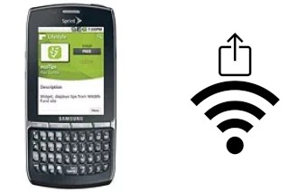 How to generate a Wi-Fi QR code on a Samsung M580 Replenish