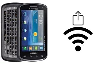 How to generate a Wi-Fi QR code on a Samsung I405 Stratosphere