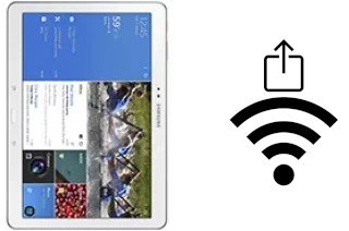 How to generate a QR code with the Wi-Fi password on a Samsung Galaxy Tab Pro 10.1 LTE