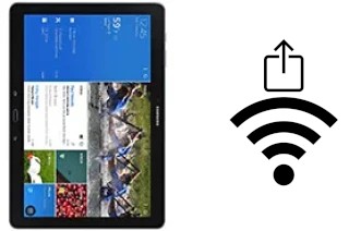 How to generate a QR code with the Wi-Fi password on a Samsung Galaxy Tab Pro 12.2