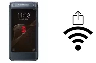 How to generate a QR code with the Wi-Fi password on a Samsung W2017