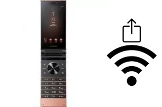 How to generate a QR code with the Wi-Fi password on a Samsung W2019