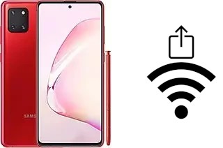 How to generate a Wi-Fi QR code on a Samsung Galaxy Note10 Lite