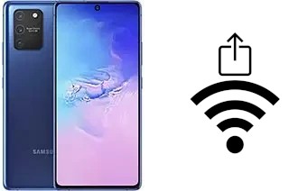 How to generate a Wi-Fi QR code on a Samsung Galaxy S10 Lite