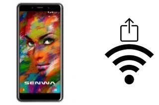 How to generate a QR code with the Wi-Fi password on a Senwa Inizio lte