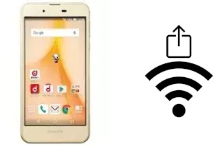 How to generate a QR code with the Wi-Fi password on a Sharp Aquos Ever SH-02J