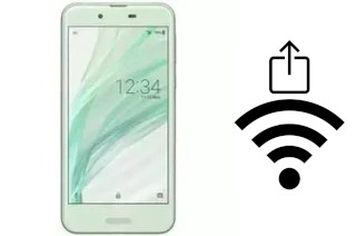 How to generate a QR code with the Wi-Fi password on a Sharp Aquos Sense Basic