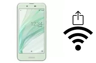 How to generate a QR code with the Wi-Fi password on a Sharp Aquos Sense