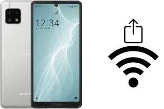 How to generate a Wi-Fi QR code on an Sharp Aquos Sense4 Lite