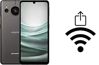 How to generate a Wi-Fi QR code on an Sharp Aquos sense7