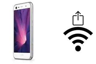 How to generate a QR code with the Wi-Fi password on a Sharp Aquos Serie mini SHV38