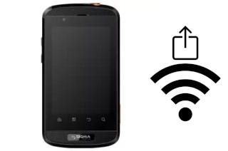 How to generate a QR code with the Wi-Fi password on a Sigma_mobile Sigma mobile X-treme PQ11