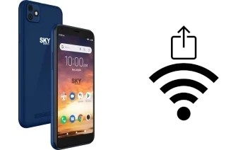 How to generate a QR code with the Wi-Fi password on a Sky-Devices Elite E55 MAX