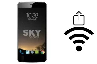 How to generate a QR code with the Wi-Fi password on a Sky-Devices Sky Elite 5-5L Plus