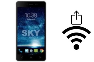 How to generate a QR code with the Wi-Fi password on a Sky-Devices Sky Fuego 5-0 Plus