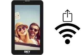 How to generate a QR code with the Wi-Fi password on a Sky-Devices SKY Platinum 7-0