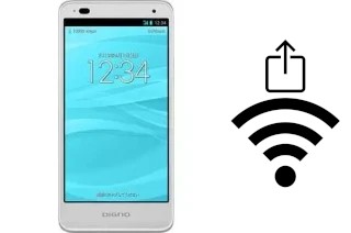 How to generate a QR code with the Wi-Fi password on a SoftBank Softbank 202K