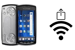 How to generate a QR code with the Wi-Fi password on a Sony Ericsson Xperia PLAY