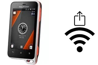 How to generate a Wi-Fi QR code on an Sony Ericsson Xperia active