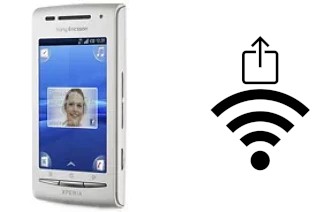 How to generate a Wi-Fi QR code on an Sony Ericsson Xperia X8