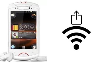 How to generate a QR code with the Wi-Fi password on a Sony Ericsson Live with Walkman