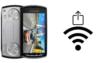 How to generate a QR code with the Wi-Fi password on a Sony Ericsson Xperia PLAY CDMA