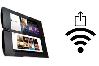 How to generate a QR code with the Wi-Fi password on a Sony Tablet P 3G