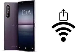 How to generate a Wi-Fi QR code on an Sony Xperia 1 II