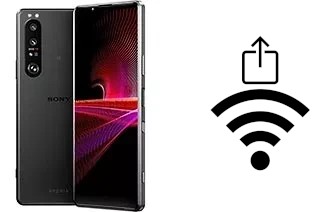 How to generate a Wi-Fi QR code on an Sony Xperia 1 III