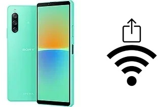 How to generate a Wi-Fi QR code on an Sony Xperia 10 IV