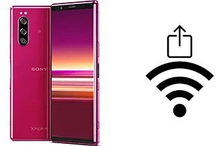 How to generate a Wi-Fi QR code on an Sony Xperia 5