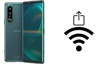 How to generate a Wi-Fi QR code on an Sony Xperia 5 III