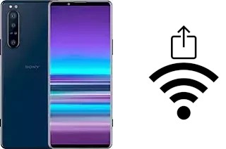 How to generate a Wi-Fi QR code on an Sony Xperia 5 Plus