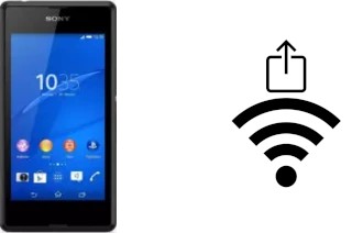 How to generate a QR code with the Wi-Fi password on a Sony Xperia E3 4G