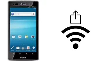 How to generate a QR code with the Wi-Fi password on a Sony Xperia ion LTE