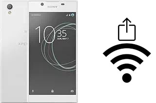 How to generate a QR code with the Wi-Fi password on a Sony Xperia L1