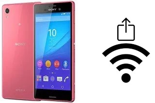 How to generate a QR code with the Wi-Fi password on a Sony Xperia M4 Aqua Dual