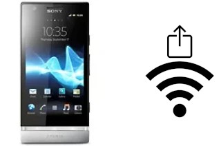 How to generate a QR code with the Wi-Fi password on a Sony Xperia P