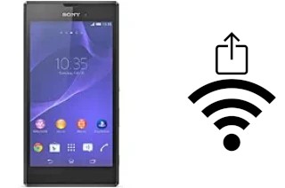 How to generate a Wi-Fi QR code on an Sony Xperia T3